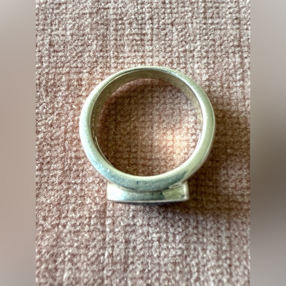 Sterling Silver Black Onyx Ring – Size 6.5 - Picture 5 of 6